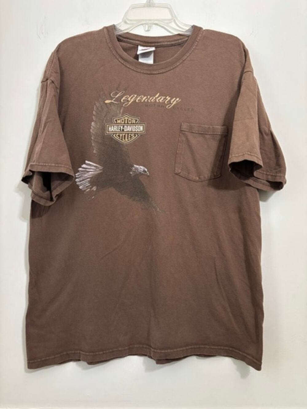 Vintage Harley Davidson T Shirt Motown Detroit MI Hanes Beefy Made In USA XL